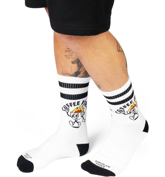 AMERICAN SOCKS Coffee First - Mid High på