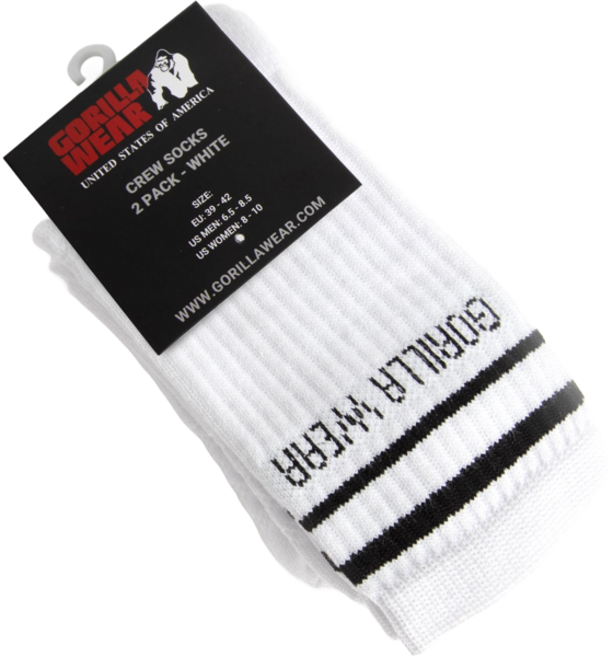 GORILLA WEAR Crew Socks 2-pack på