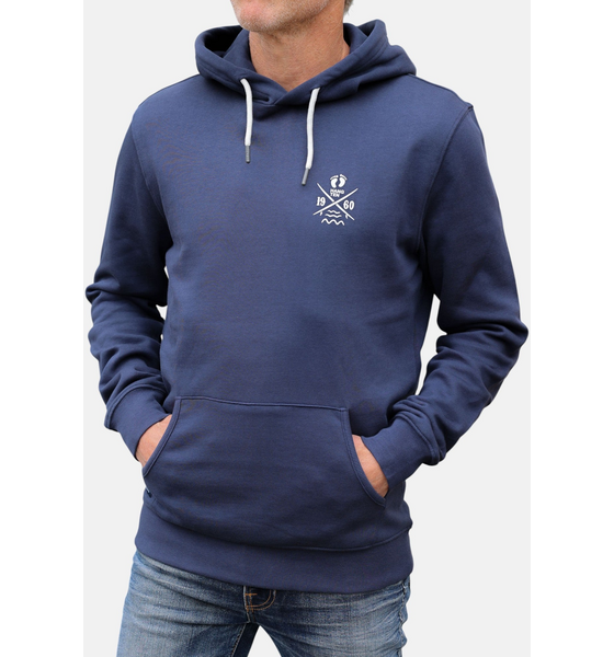 HANG TEN Cross Board Retro Organic Cotton Hoodie på