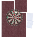 NORTHIX Dartboard Surround, 6-piece Felt Protection Mat på