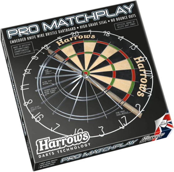 HARROWS Darttavla Bristle Matchplay på