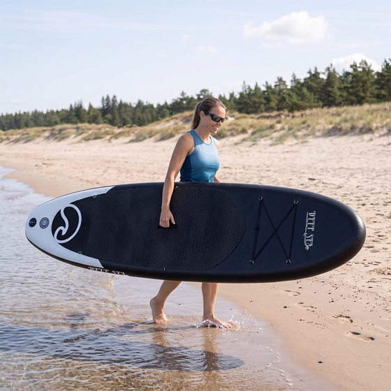 DEEP SEA Deep Sea Sup Board Set Kayak Pro 300cm, Black på