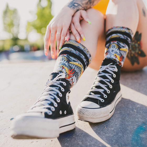 AMERICAN SOCKS Eagle Of Fire - Mid High på