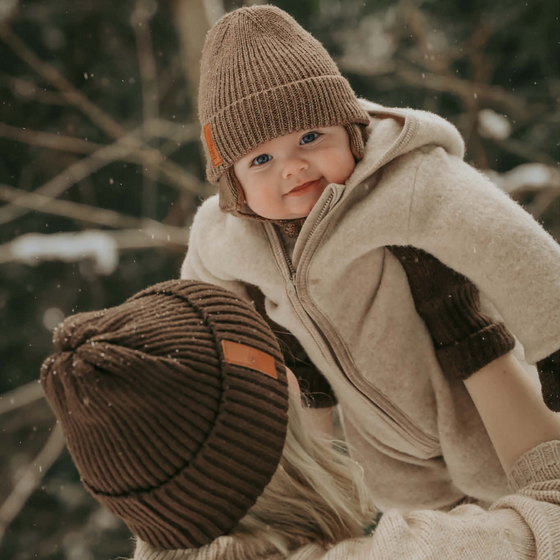 BABYMOCS Earflap Beanie på