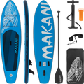 ECD GERMANY Ecd Germany Inflatable Stand Up Paddle Board Makani 320 X 80 X 15 Cm Blue Pvc Sup Board Set Up på