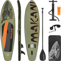 ECD GERMANY Ecd Germany Inflatable Stand Up Paddle Board Makani 320 X 80 X 15 Cm Olive Pvc Sup Board Set Up på