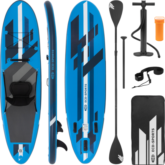ECD GERMANY Ecd Germany Inflatable Stand Up Paddle Board With Kayak Seat 320 X 82 X 15 Cm Blue Pvc Sup Paddle på