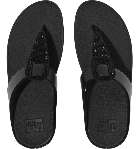 FITFLOP Fino Crystal Detail Metallic Toe-post Sandals på