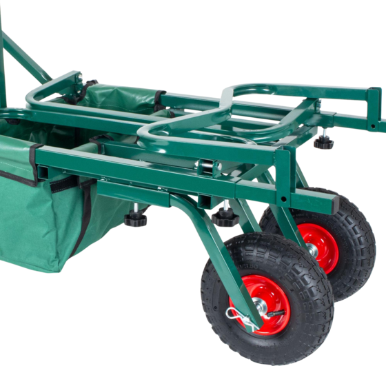 NORTHIX Fishing Trolley With Bag – Metal Frame, Pneumatic Tyres på