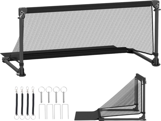 NORTHIX Foldable Soccer Goal 100x50x47cm Metal Frame, Pe Net på