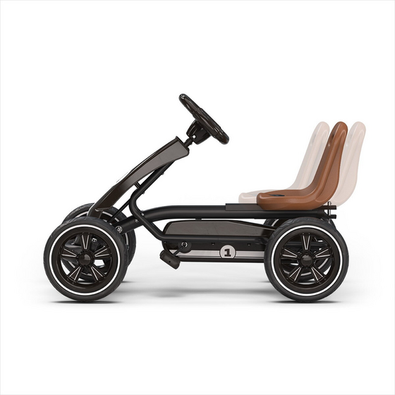 EXIT Foxy Pedal-gokart - Espresso Svart på