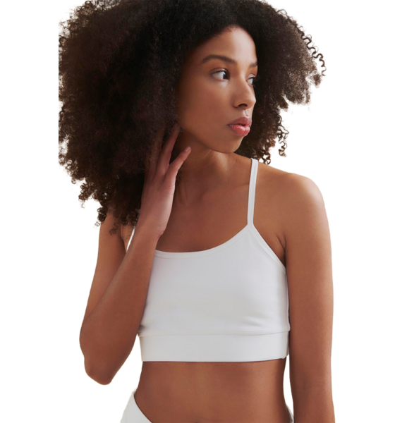 WELLICIOUS Fresher Cropped Tank - Diamond White på