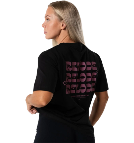 RELODE Funky T-shirt - Svart på