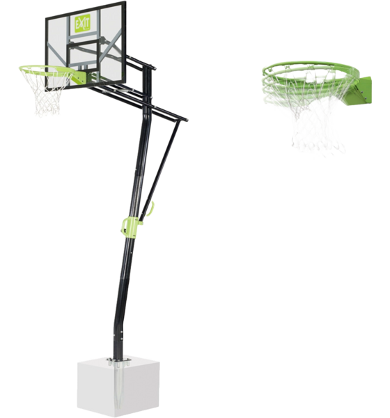EXIT Galaxy Markmonterad Basketkorg Med Dunkring på