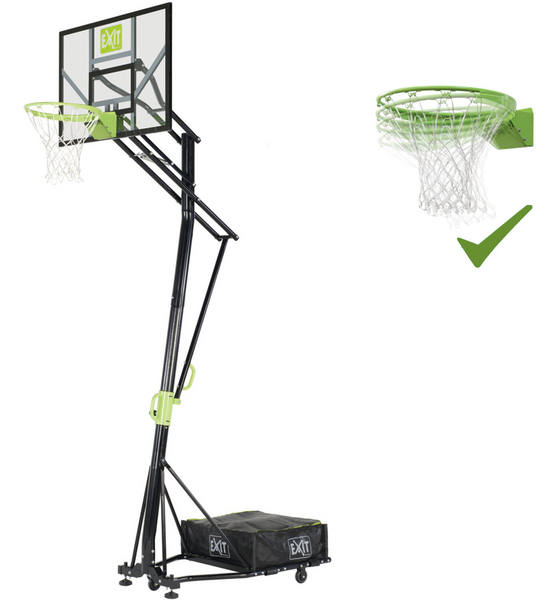 EXIT Galaxy Portabel Basketkorg På Hjul Med Dunkring på
