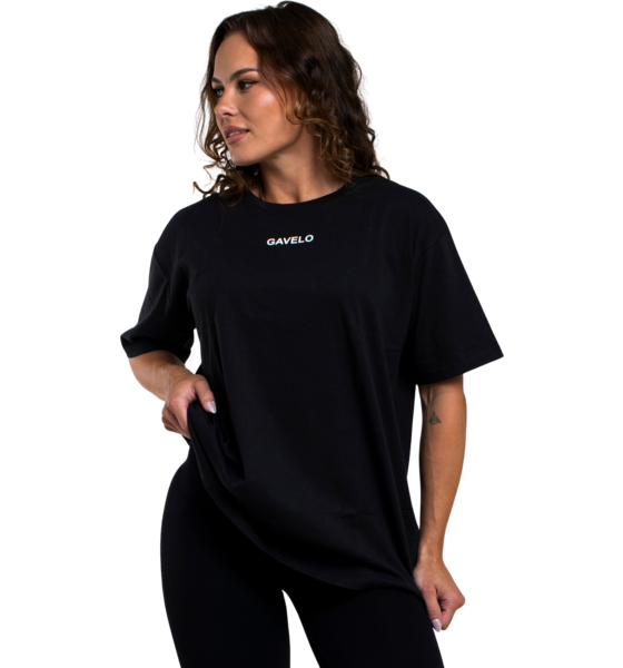 GAVELO Gavelo Statement Oversize Tee Black på