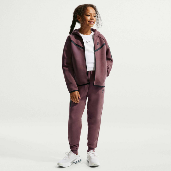 NIKE Girls' Full-zip Hoodie Sportswear Tech Fleece på