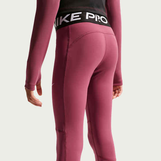 NIKE Girls' Mid-rise Leggings Pro på