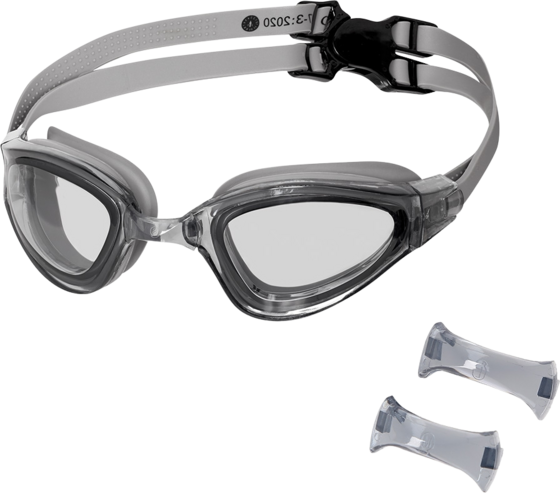 NORTHIX Gray Swimming Goggles, Anti-fog, Uv Protection på