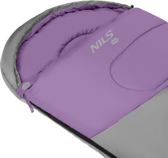 NORTHIX Grey-violet Sleeping Bag, Size M, Lightweight på