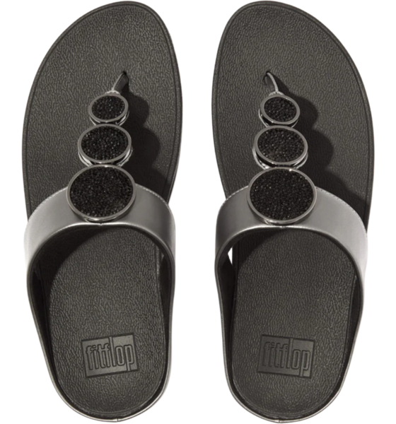 FITFLOP Halo Bead-circle Metallic Toe-post Sandals på