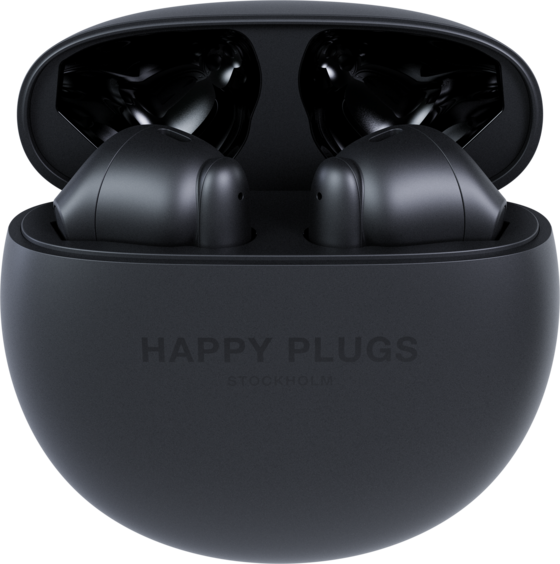 HAPPY PLUGS Happy Plugs Headphone Joy Lite In-ear True-wireless Black på