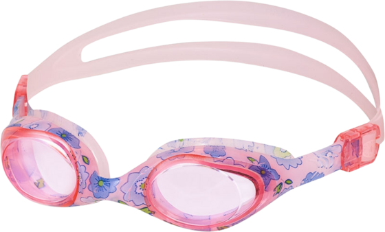 NORTHIX Junior Swimming Goggles, Pink Flowers Design på