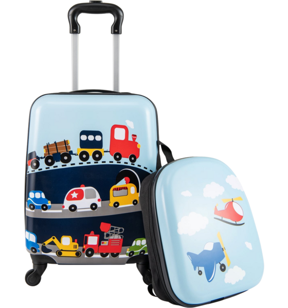NORTHIX Kids Luggage Set With Wheels – 17" Suitcase 13" Backpack på