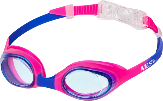NORTHIX Kids Swimming Goggles, Pink/blue, Anti-fog, Uv Protection på