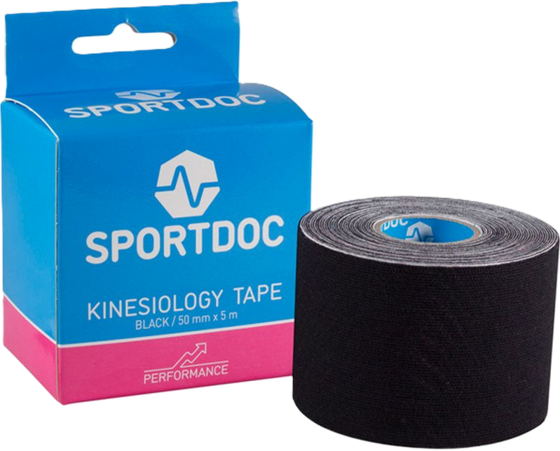 SPORTDOC Kinesiology Tape Black på