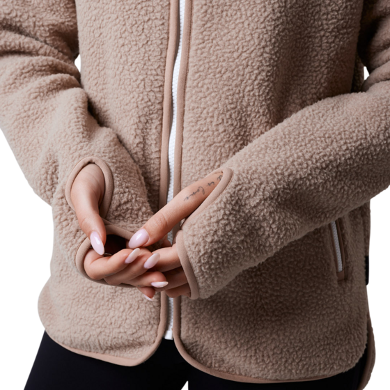 CLN ATHLETICS Line Fleece Jacket Beige på