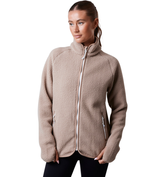 CLN ATHLETICS Line Fleece Jacket Beige på