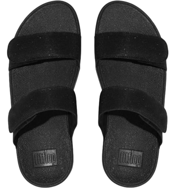 FITFLOP Lulu Adjustable Shimmerlux Slides på