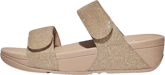 FITFLOP Lulu Adjustable Shimmerlux Slides på