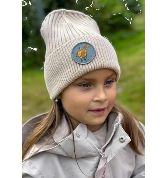 GEGGAMOJA Mamma Mu Knitted Beanie på