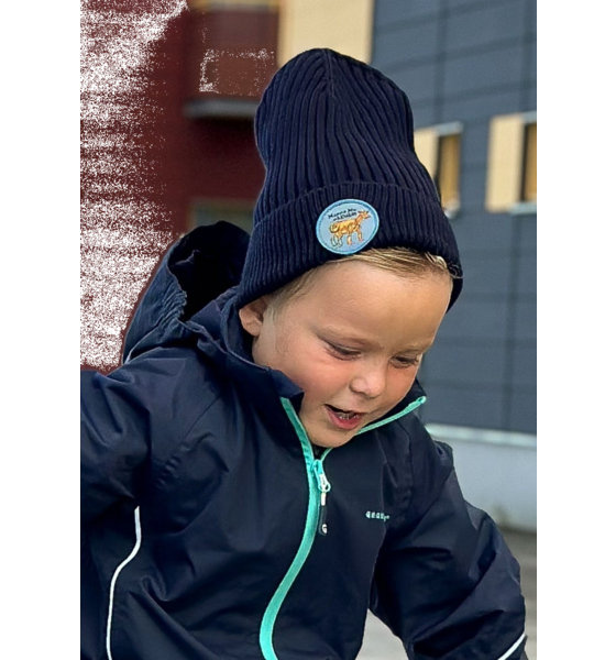 GEGGAMOJA Mamma Mu Knitted Beanie på