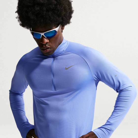 NIKE Men's Dri-fit 1/2-zip Running Mid Layer Stride på