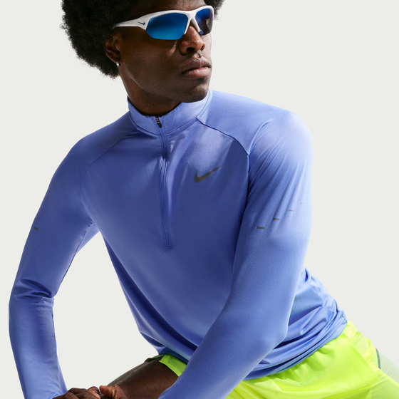 NIKE Men's Dri-fit 1/2-zip Running Mid Layer Stride på
