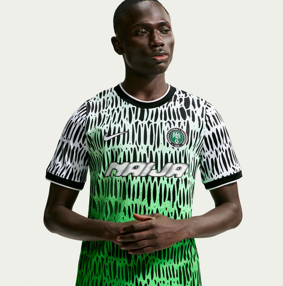 NIKE Men's Dri-fit Academy Pro Short-sleeve Football Top X Nigeria X Slawn på