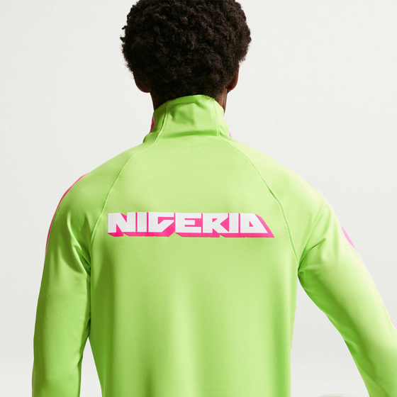 NIKE Men's Dri-fit Football Drill Top Nigeria Strike på