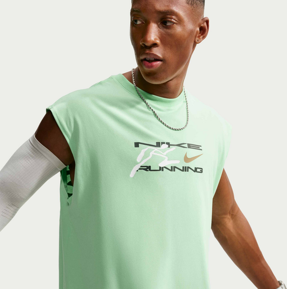 NIKE Men's Dri-fit Sleeveless Running T-shirt Nike på