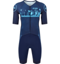 KEADA SPORTS Mens Sleeved Trisuit - Signal Four på