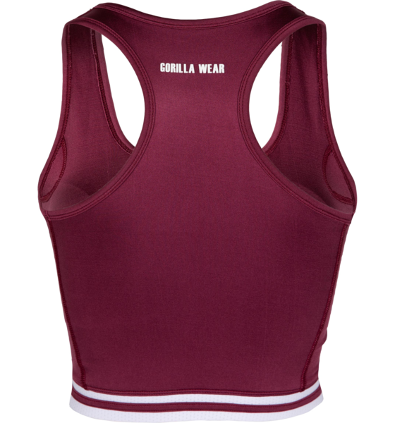 GORILLA WEAR Mesa Zip Front Crop Top på