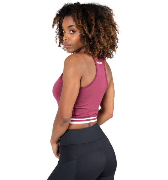 GORILLA WEAR Mesa Zip Front Crop Top på