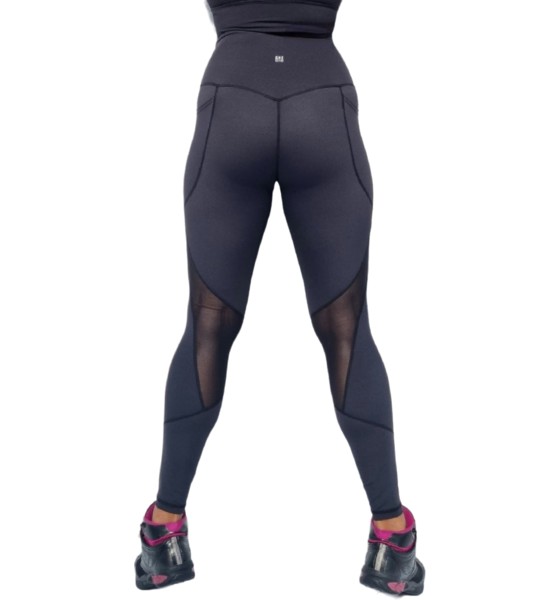 SHE DID Mesh Tights Svarta på