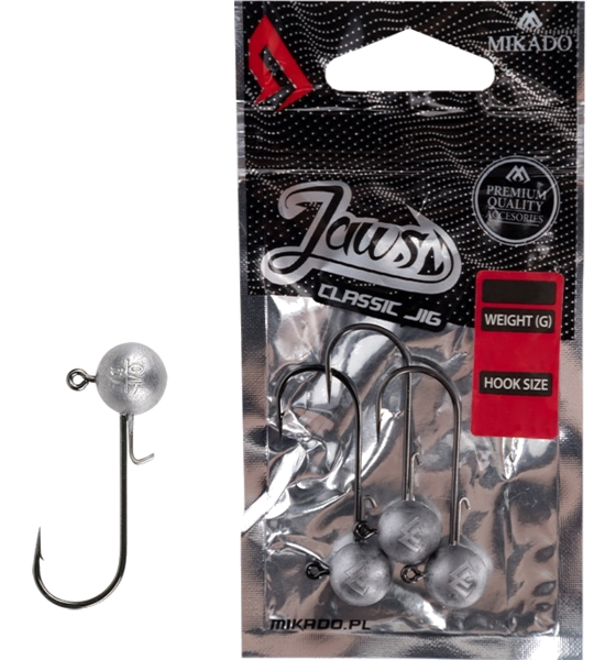 MIKADO Mikado Jig Head - Jaws Classic - 7g - 2/0 - 3pcs på