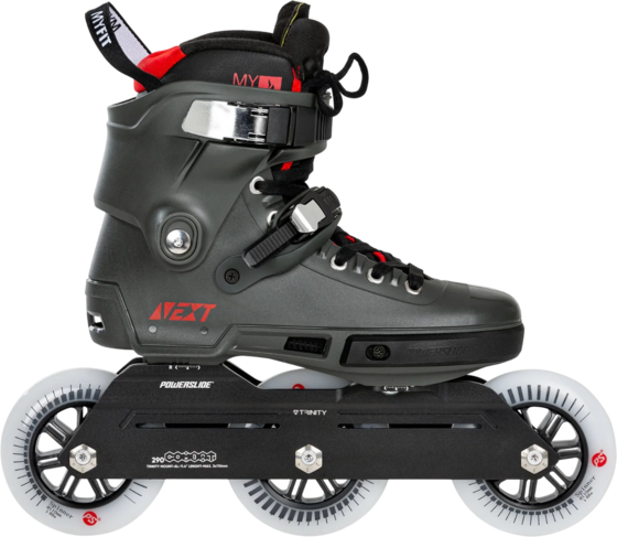 POWERSLIDE Next Charcoal 110 Inline Rullskridskor på
