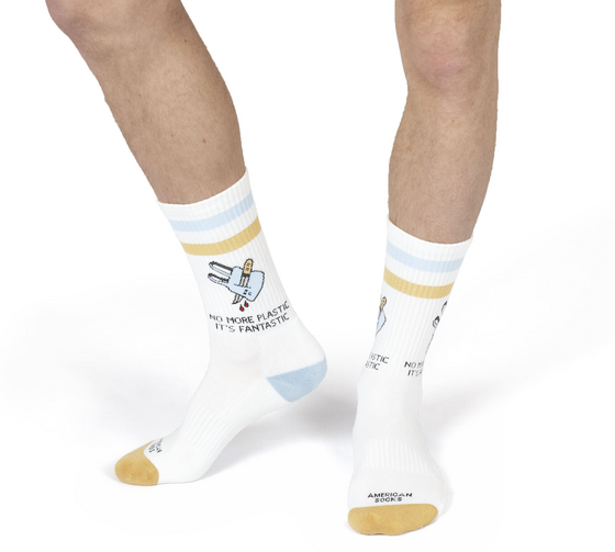 AMERICAN SOCKS No More Plastic - Mid High på