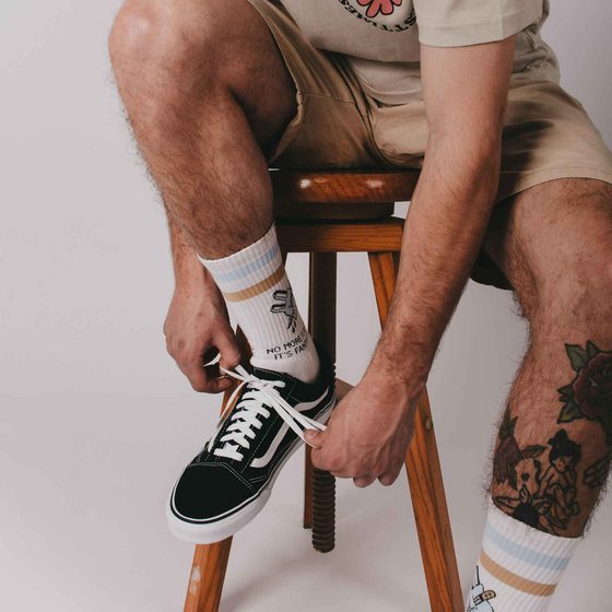 AMERICAN SOCKS No More Plastic - Mid High på