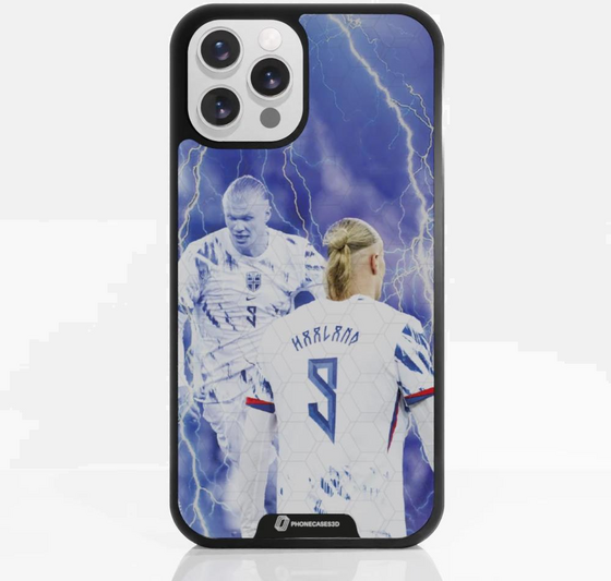 PHONECASES3D Norges Fotballforbund Official 3d Phone Case Design Haaland 150 på